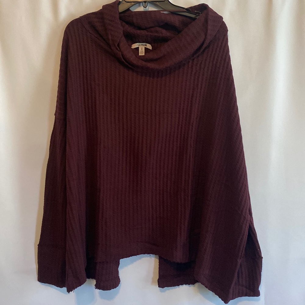 Free People NWT medium  Juicy Thermal Waffle knit